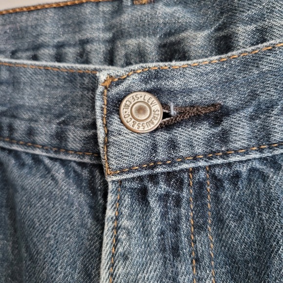 Levi's 527 bootcut jeans 36 X 32 100% cotton neutral streetwear casual preppy - Picture 5 of 16